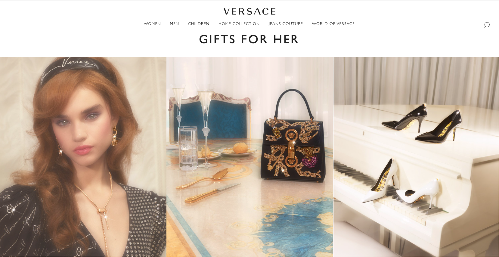 Versace 2019. aasta kampaania (versace.com)